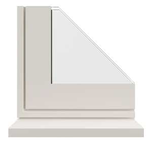 white aluminium windows