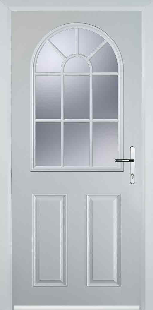 2 Panel 1 Sunburst Composite Door
