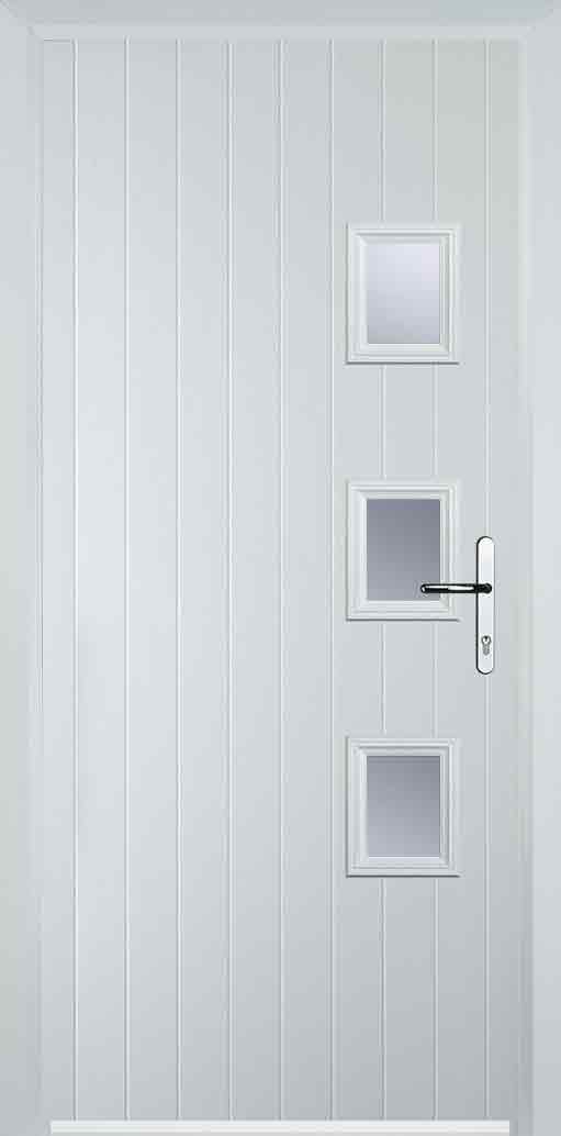3 Square Offset Composite Door