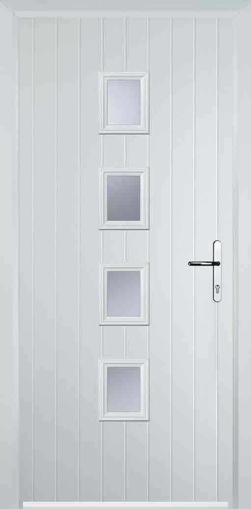 4 Square Central Composite Door