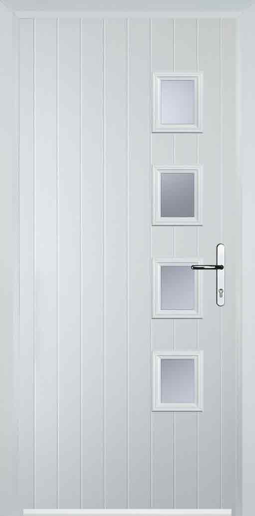 4 Square Offset Composite Door