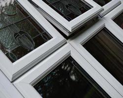 white upvc windows