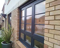 grey upvc window