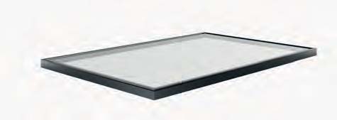grey flat roof light
